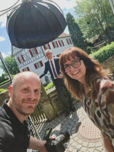 benjamin knoblauch, nicole warth, ioannis delakos, fotoshooting, burg kalteneck, behind the scenes